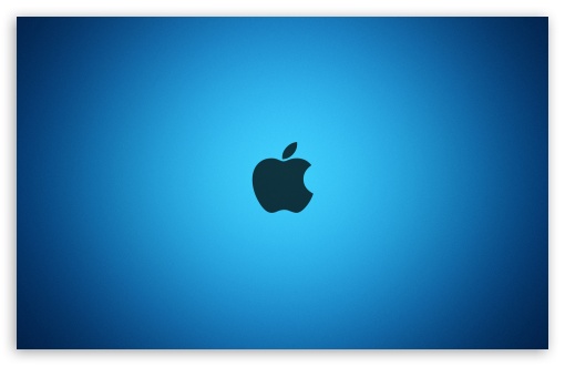 Apple Blue Logo Ultra HD Desktop Background Wallpaper for 4K UHD TV