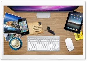 Apple Desk Ultra HD Wallpaper for 4K UHD Widescreen desktop, tablet & smartphone