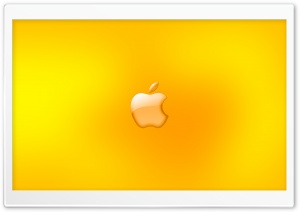 Apple Logo Gold Ultra HD Wallpaper for 4K UHD Widescreen desktop, tablet & smartphone