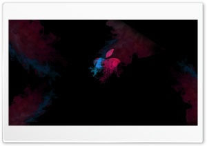 Apple logo magic color smoke Ultra HD Wallpaper for 4K UHD Widescreen desktop, tablet & smartphone