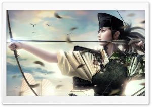 Archer Girl Fantasy 1 Ultra HD Wallpaper for 4K UHD Widescreen desktop, tablet & smartphone
