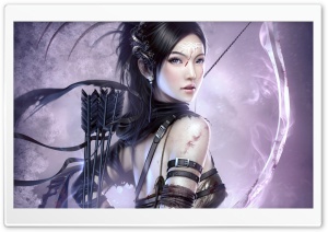 Archer Girl Fantasy 2 Ultra HD Wallpaper for 4K UHD Widescreen desktop, tablet & smartphone