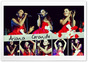 Ariana Grande Singing Ultra HD Wallpaper for 4K UHD Widescreen desktop, tablet & smartphone