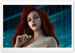 Ariel Girl Ultra HD Wallpaper for 4K UHD Widescreen desktop, tablet & smartphone