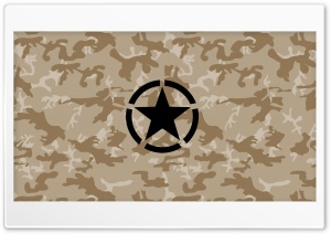 Army Desert Star Ultra HD Wallpaper for 4K UHD Widescreen desktop, tablet & smartphone