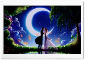 Art Fireflies Ultra HD Wallpaper for 4K UHD Widescreen desktop, tablet & smartphone