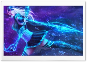 Ashe, the Frost Archer - League of Legends Ultra HD Wallpaper for 4K UHD Widescreen desktop, tablet & smartphone