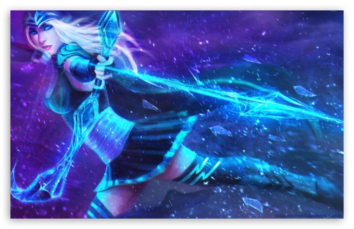 Ashe, the Frost Archer - League of Legends HD desktop wallpaper 
