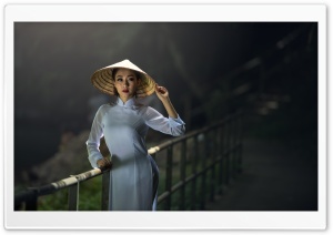 Asian Conical Hat Ultra HD Wallpaper for 4K UHD Widescreen desktop, tablet & smartphone