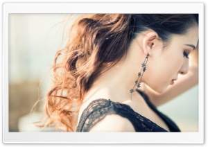 Asian Girl Head Shot Ultra HD Wallpaper for 4K UHD Widescreen desktop, tablet & smartphone