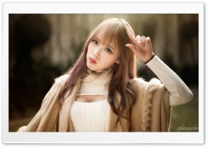 Asian Girl Posing Ultra HD Wallpaper for 4K UHD Widescreen desktop, tablet & smartphone