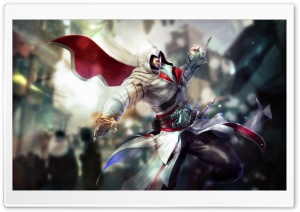 Assassin's Creed Ezio Drawing Ultra HD Wallpaper for 4K UHD Widescreen desktop, tablet & smartphone