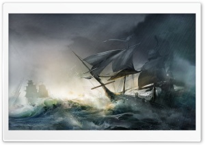 Assassin's Creed III Ships Ultra HD Wallpaper for 4K UHD Widescreen desktop, tablet & smartphone