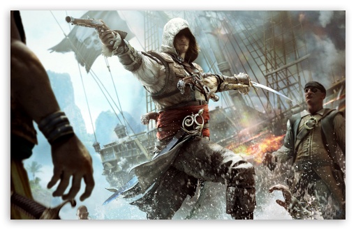 Assassins Creed IV Black Flag UltraHD Wallpaper for Wide 16:10 Widescreen WHXGA WQXGA WUXGA WXGA ;