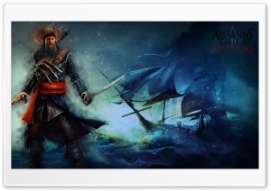 Assassins Creed IV Black Flag Blackbeard Ultra HD Wallpaper for 4K UHD Widescreen desktop, tablet & smartphone