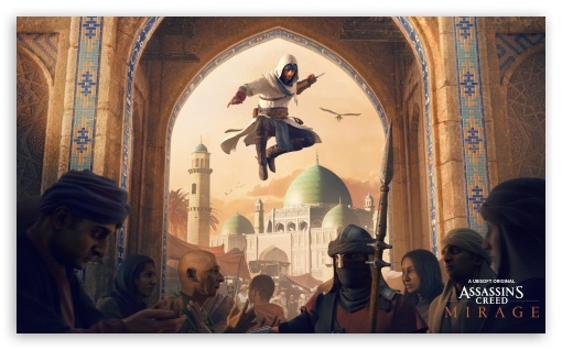 Assassins Creed Mirage Basim UltraHD Wallpaper for Wide 5:3 Widescreen WGA ; 8K UHD TV 16:9 Ultra High Definition 2160p 1440p 1080p 900p 720p ; UHD 16:9 2160p 1440p 1080p 900p 720p ; Mobile 5:3 16:9 - WGA 2160p 1440p 1080p 900p 720p ;