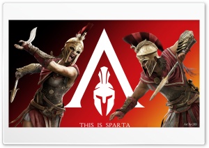 Assassins Creed Odyssey, Alexios, Kassandra Ultra HD Wallpaper for 4K UHD Widescreen desktop, tablet & smartphone
