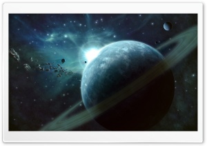 Asteroids Field Ultra HD Wallpaper for 4K UHD Widescreen desktop, tablet & smartphone
