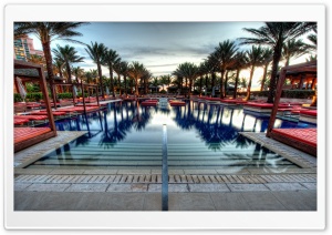 Atlantis Paradise Island Swimming Pool VIP Ultra HD Wallpaper for 4K UHD Widescreen desktop, tablet & smartphone