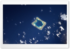 Atoll in the Pacific Ocean Ultra HD Wallpaper for 4K UHD Widescreen desktop, tablet & smartphone
