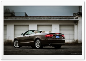 Audi A5 Cabriolet in Teak Brown Ultra HD Wallpaper for 4K UHD Widescreen desktop, tablet & smartphone