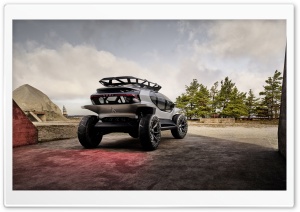 Audi AI TRAIL Quattro Off-Roader Rear Electric Car Ultra HD Wallpaper for 4K UHD Widescreen desktop, tablet & smartphone