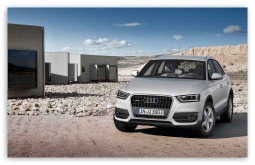 Audi Q3 Silver Ultra HD Desktop Background Wallpaper for 4K UHD TV :  Widescreen & UltraWide Desktop & Laptop : Multi Display, Dual Monitor :  Tablet : Smartphone