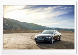 Audi S7 Black Front Wheels Ultra HD Wallpaper for 4K UHD Widescreen desktop, tablet & smartphone