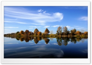 Autumn Lake Ultra HD Wallpaper for 4K UHD Widescreen desktop, tablet & smartphone