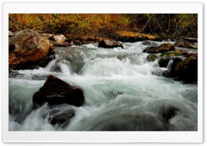 Autumn Mountain Creek Ultra HD Wallpaper for 4K UHD Widescreen desktop, tablet & smartphone