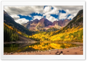 Autumn, Mountain, Lake, Nature Ultra HD Wallpaper for 4K UHD Widescreen desktop, tablet & smartphone