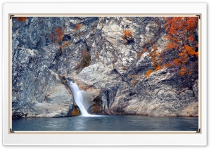 Autumn Waterfall Ultra HD Wallpaper for 4K UHD Widescreen desktop, tablet & smartphone