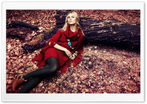 Autumn Woman Ultra HD Wallpaper for 4K UHD Widescreen desktop, tablet & smartphone