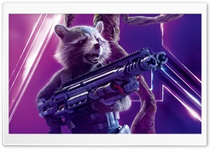 Avengers Infinity War 2018 Movie Rocket Ultra HD Wallpaper for 4K UHD Widescreen desktop, tablet & smartphone
