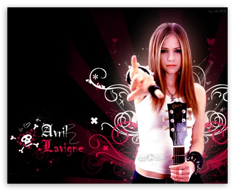 Avril Lavigne and rocking UltraHD Wallpaper for Standard 5:4 Fullscreen QSXGA SXGA ; Mobile 5:4 - QSXGA SXGA ;