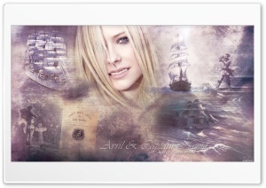 Avril Lavigne  Sailing ship Ultra HD Wallpaper for 4K UHD Widescreen desktop, tablet & smartphone