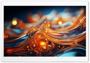 Awesome Honey Abstract Art Ultra HD Wallpaper for 4K UHD Widescreen desktop, tablet & smartphone