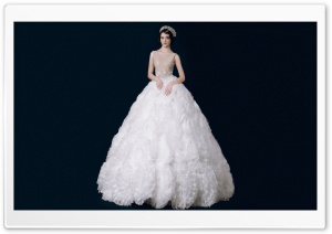 Ball Gown Wedding Dress Ultra HD Wallpaper for 4K UHD Widescreen desktop, tablet & smartphone