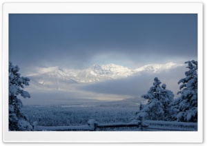 Banff Springs Winter Ultra HD Wallpaper for 4K UHD Widescreen desktop, tablet & smartphone
