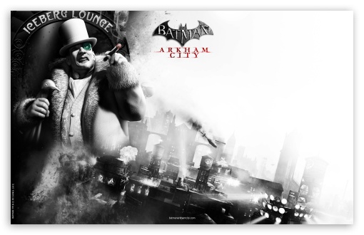 Batman: Arkham City The Penguin Ultra HD Desktop Background Wallpaper for :  Widescreen & UltraWide Desktop & Laptop