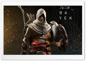 Bayek, Assassins Creed Origins Game Ultra HD Wallpaper for 4K UHD Widescreen desktop, tablet & smartphone