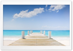 Beach, Grace Bay, Providenciales, Turks and Caicos Islands Ultra HD Wallpaper for 4K UHD Widescreen desktop, tablet & smartphone