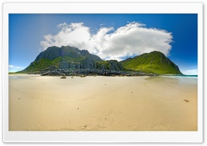 Beach Mountain Ultra HD Wallpaper for 4K UHD Widescreen desktop, tablet & smartphone
