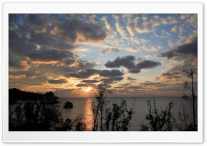 Beach Scene Sunset 7 Ultra HD Wallpaper for 4K UHD Widescreen desktop, tablet & smartphone