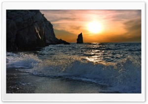 Beach Wave Ultra HD Wallpaper for 4K UHD Widescreen desktop, tablet & smartphone