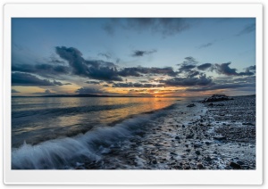 Beach Wave HDR Ultra HD Wallpaper for 4K UHD Widescreen desktop, tablet & smartphone