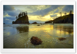 Beautiful Beach, Evening Ultra HD Wallpaper for 4K UHD Widescreen desktop, tablet & smartphone