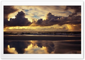 Beautiful Cloudy Sunset Ultra HD Wallpaper for 4K UHD Widescreen desktop, tablet & smartphone