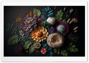 Beautiful Flowers Background Ultra HD Wallpaper for 4K UHD Widescreen desktop, tablet & smartphone