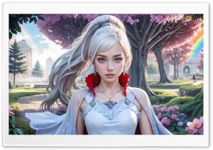 Beautiful Girl Drawing Ultra HD Wallpaper for 4K UHD Widescreen desktop, tablet & smartphone
